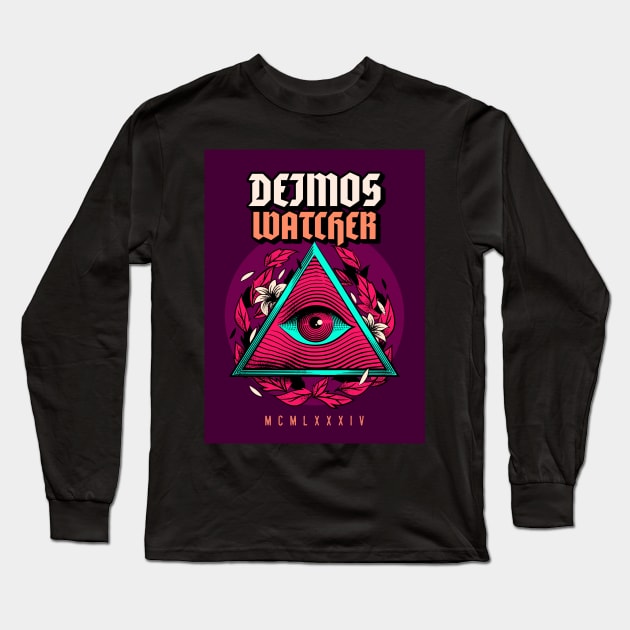 Deimos Watcher Long Sleeve T-Shirt by AladdinHub